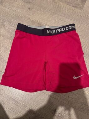 Nike Hot Pink Performance Compression Shorts